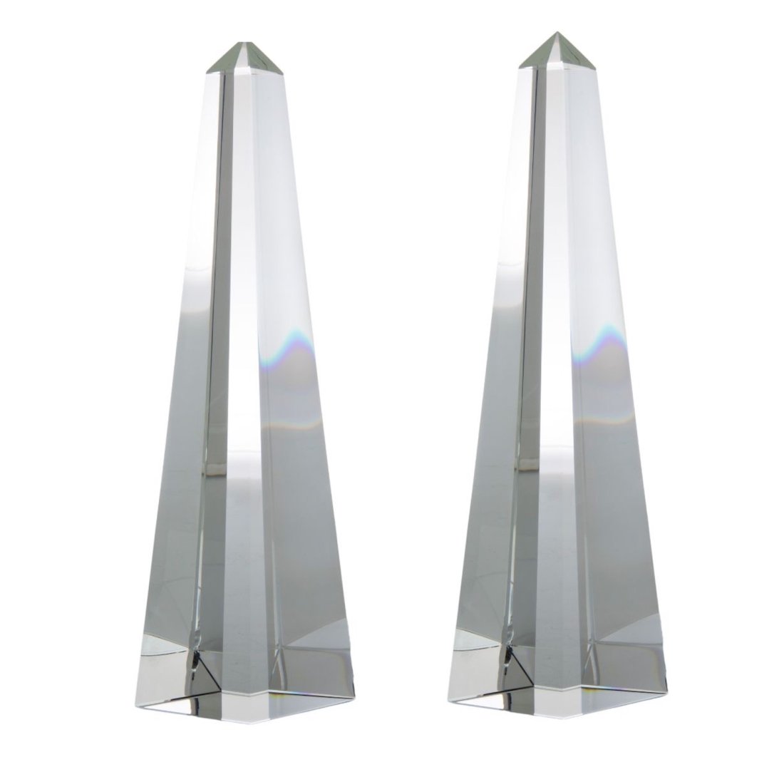 Pair of Crystal Obelisks (1 of 2)