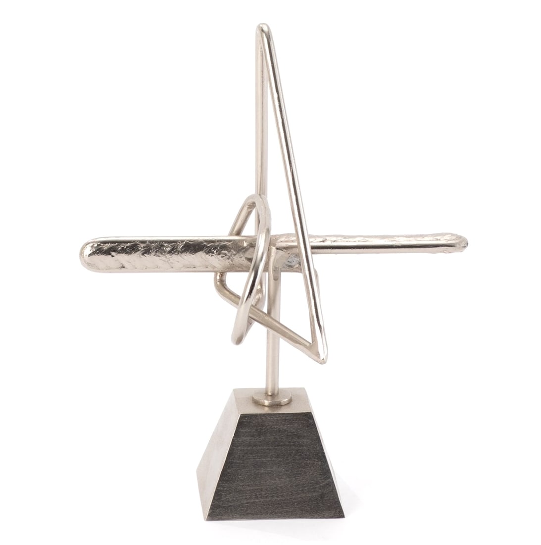 Silver Abstract Sculpture (1 of 3)