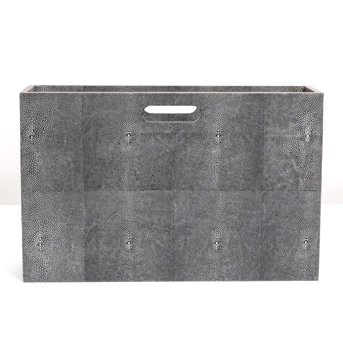 Tessellated Shagreen Magazine or Record Holder (1 of 1)