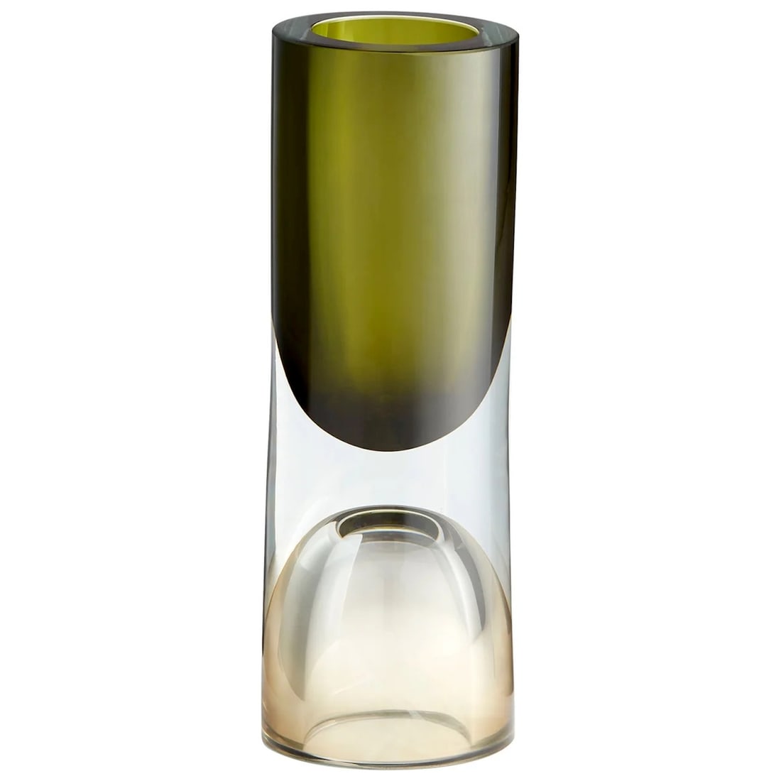 Modern Dual-Color Sommemrso Glass Vase (1 of 2)