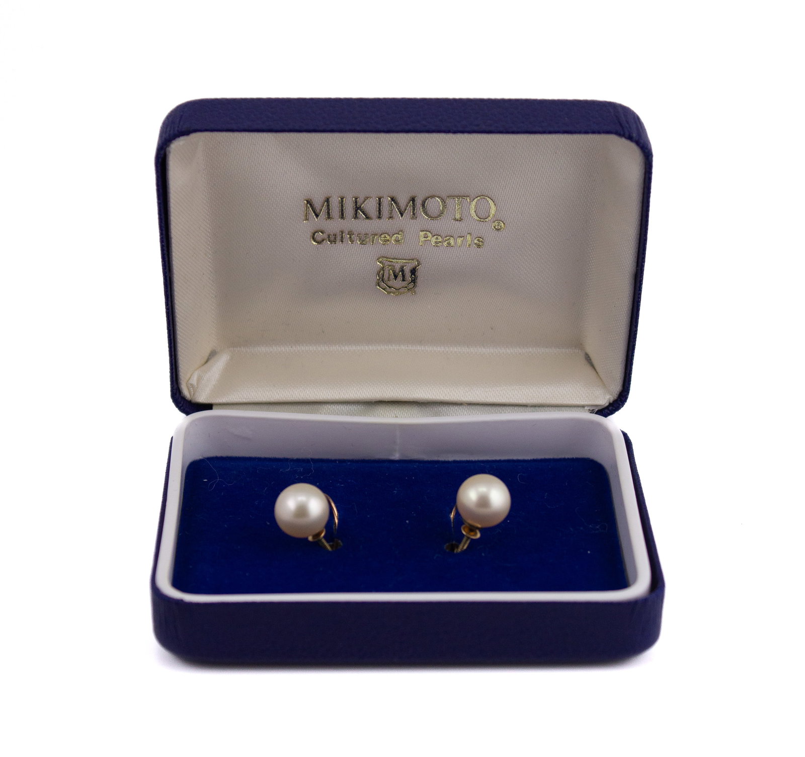 Mikimoto Cultured Pearl Earrings with 1/20 GF 12K Clasps (1 of 5)