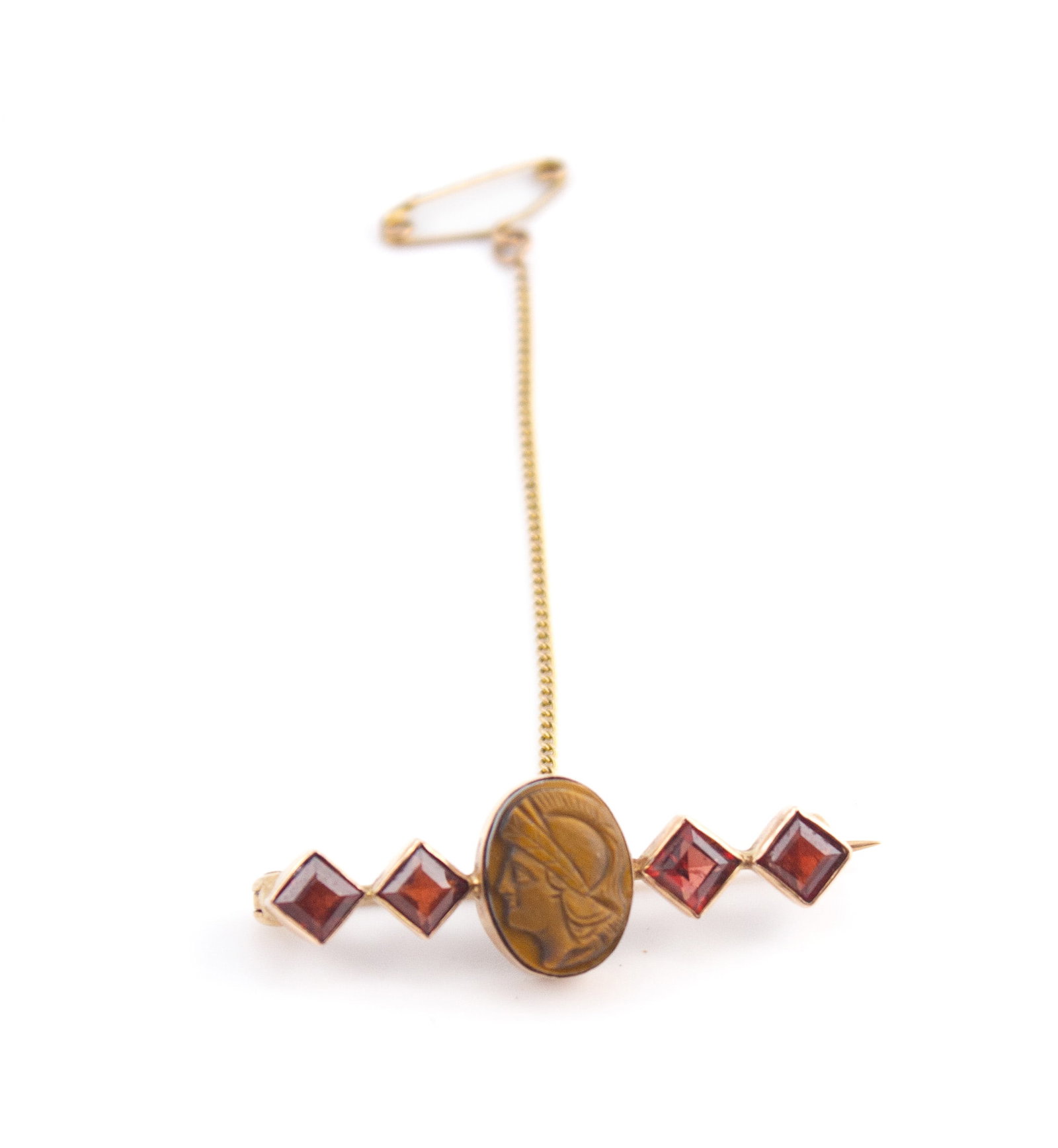 Vintage 14kt Gold Pin with Stones (1 of 5)