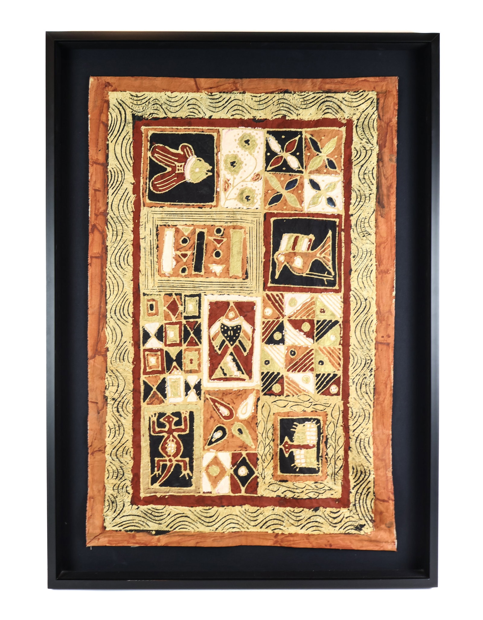 Large African Batik Zimbabwe Art (1 of 6)