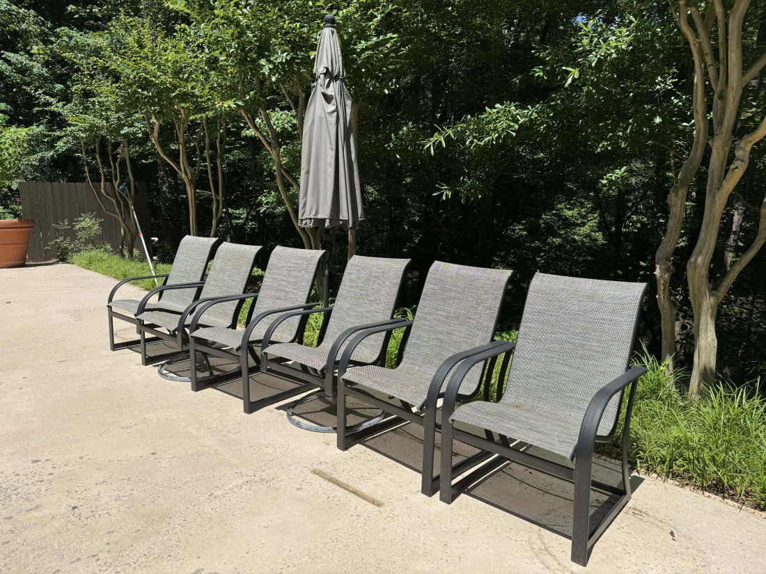 Seven Piece Outdoor Furniture Set (1 of 8)