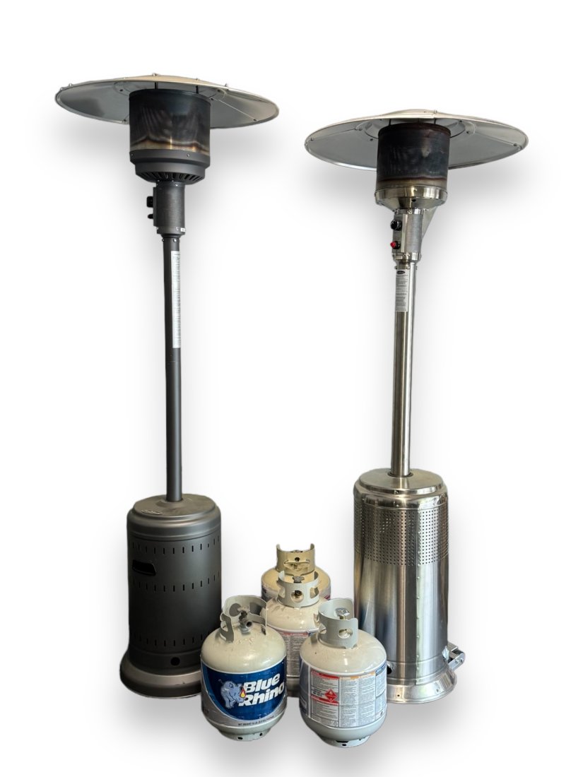 Pair of Outdoor Heaters with Propane Tanks (1 of 9)