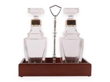 Decanter Set with Carrying Stand