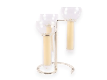 Three Tier Glass Candle Holder