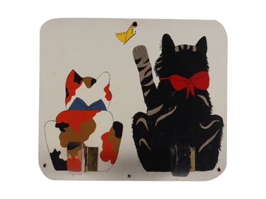 Hand Made Cat Themed Coat Hanger