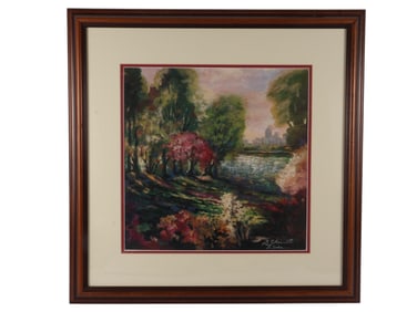 Signed Framed Print by B Sikes 1997