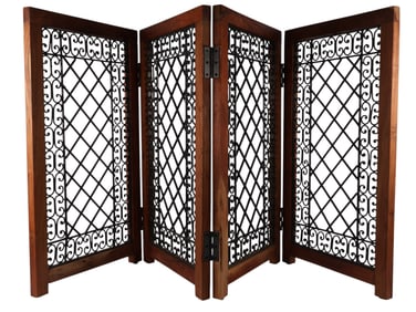 Quality Solid Wood and Metal Pet Gate