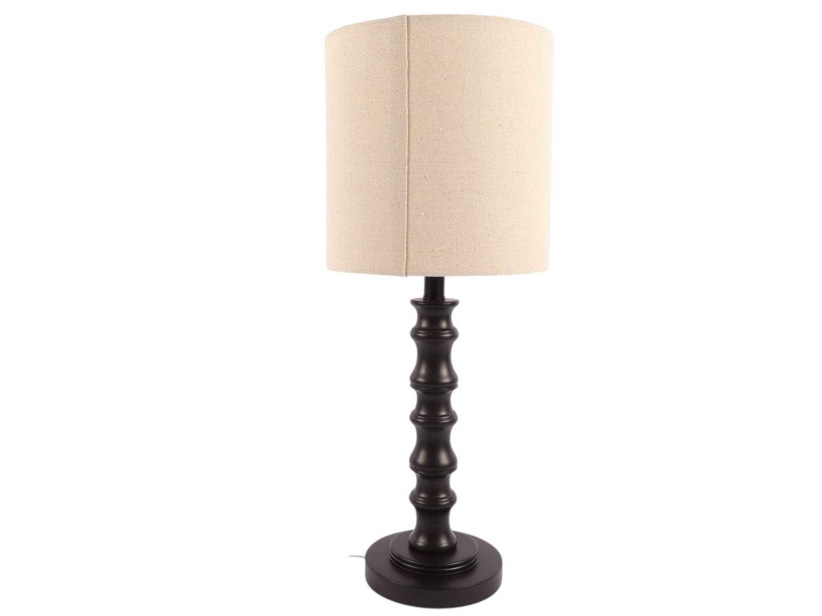 Lightweight Decorative Lamp: 9 x 9 x 22.5 Lightweight material. Good overall condition.