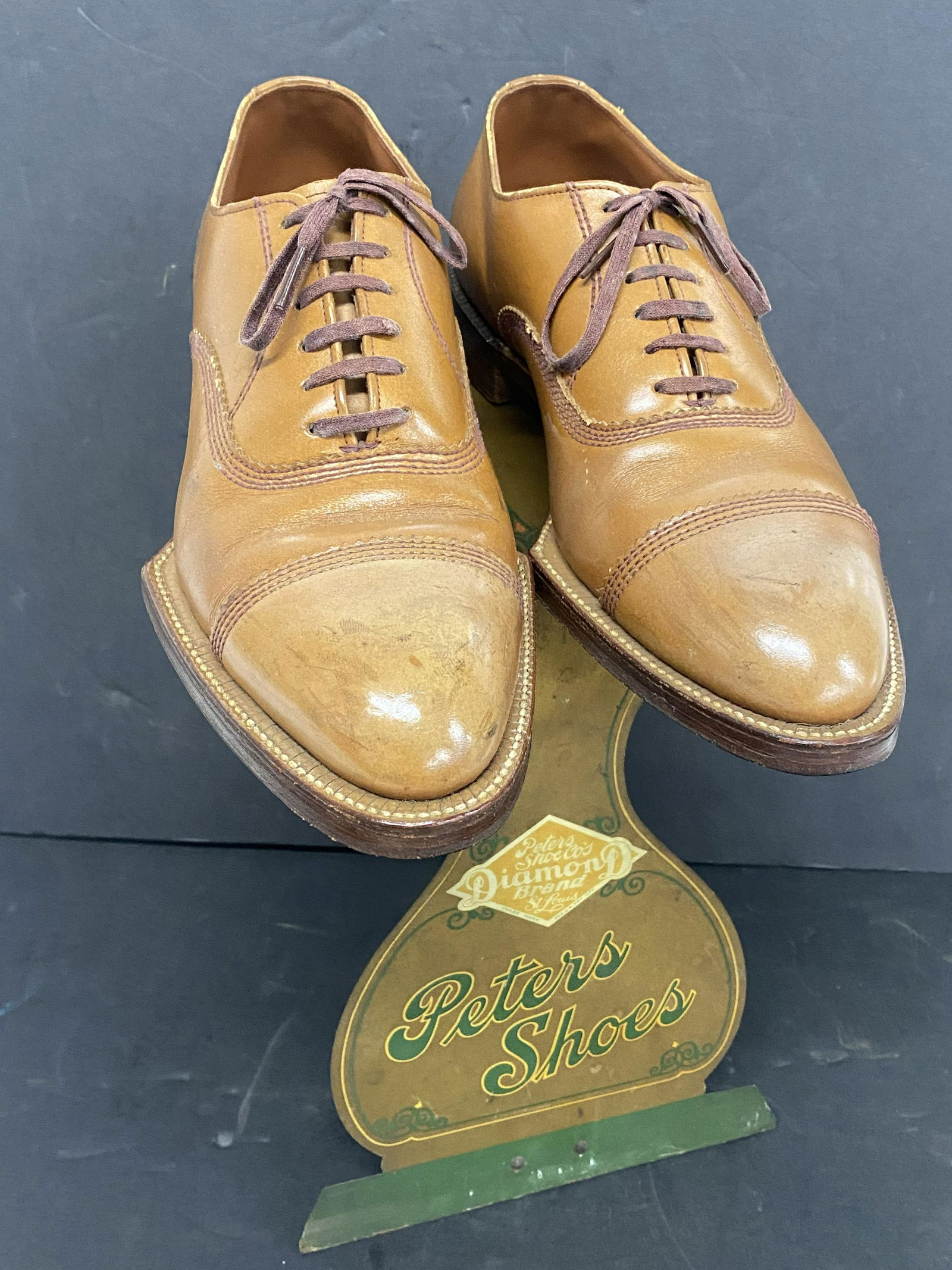 Peters Shoe Company Tin Litho Advertising Display (1 of 3)