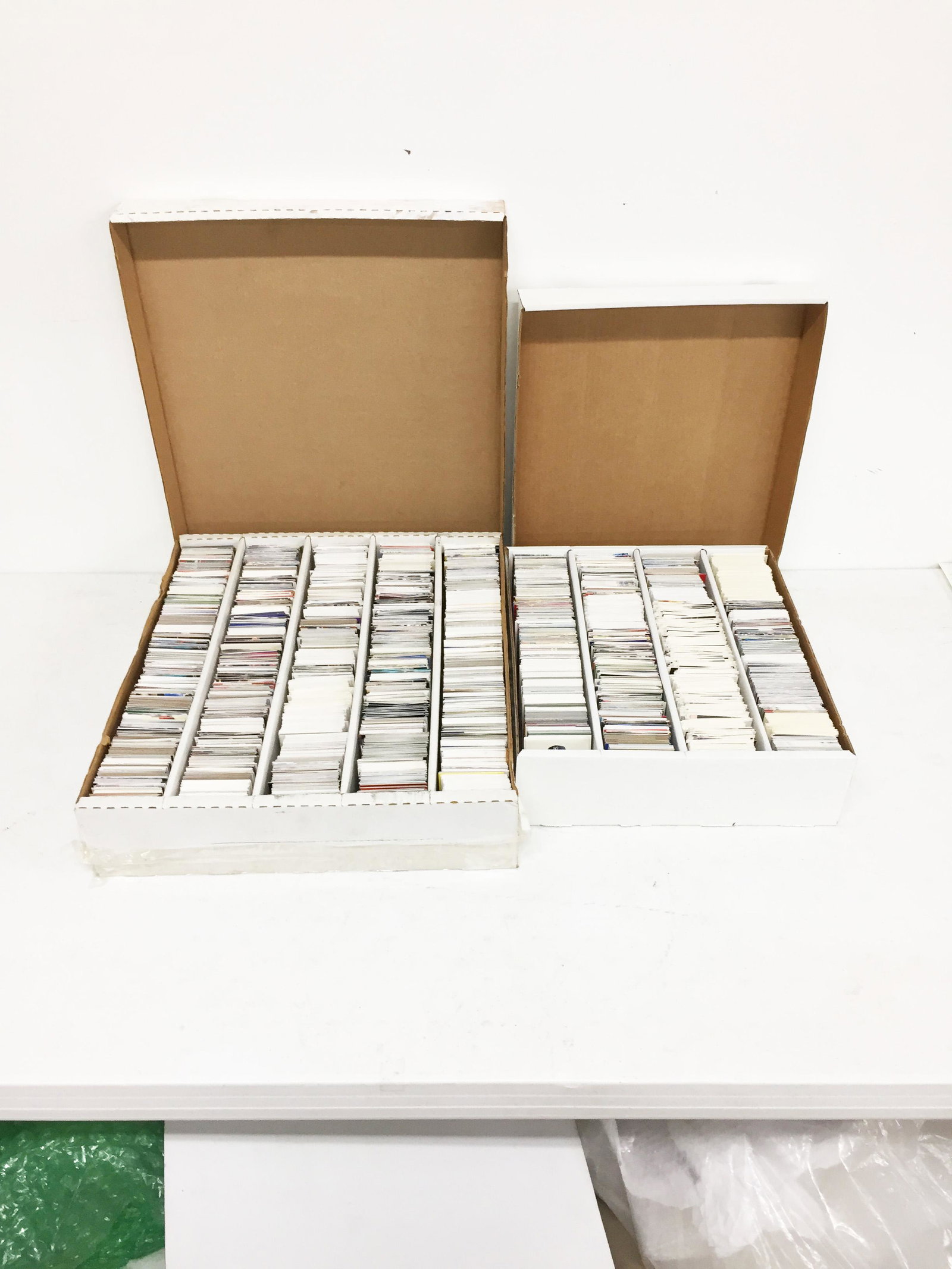 (2) large collections of sports trading cards (1 of 3)