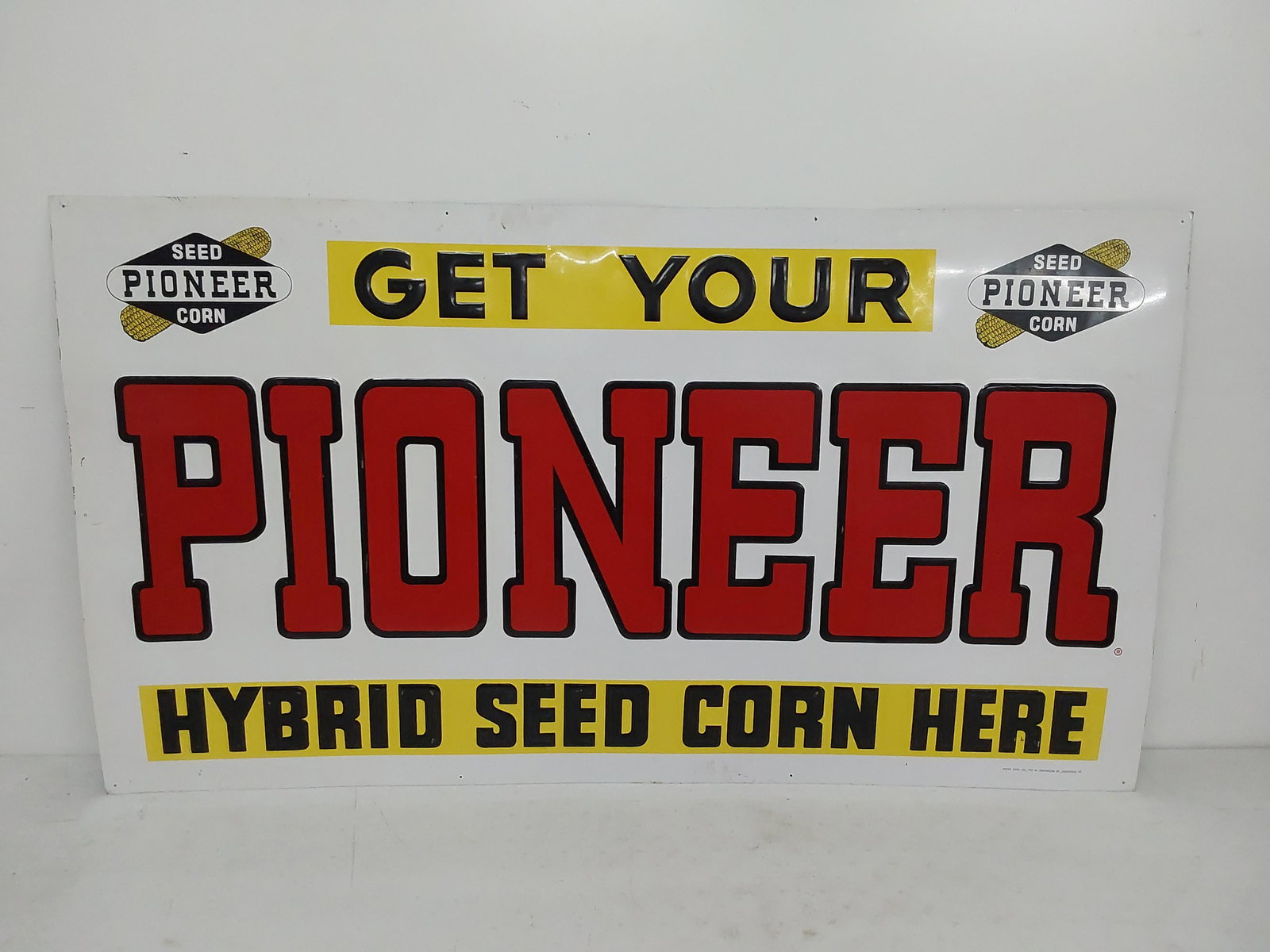 Pioneer Seed Corn SST sign (1 of 3)