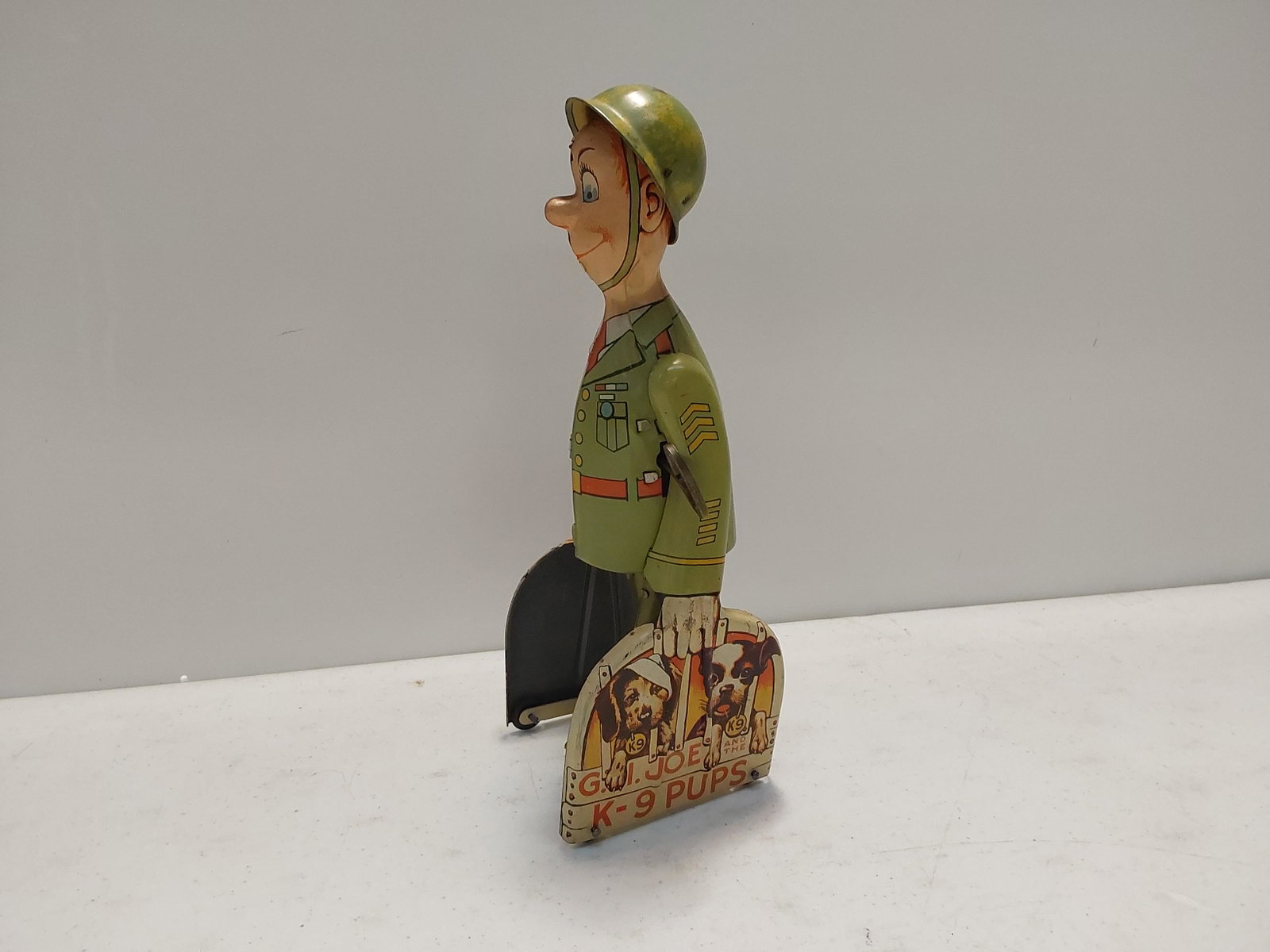 Unique Art G.I. Joe and K-9 pups: wind-up works