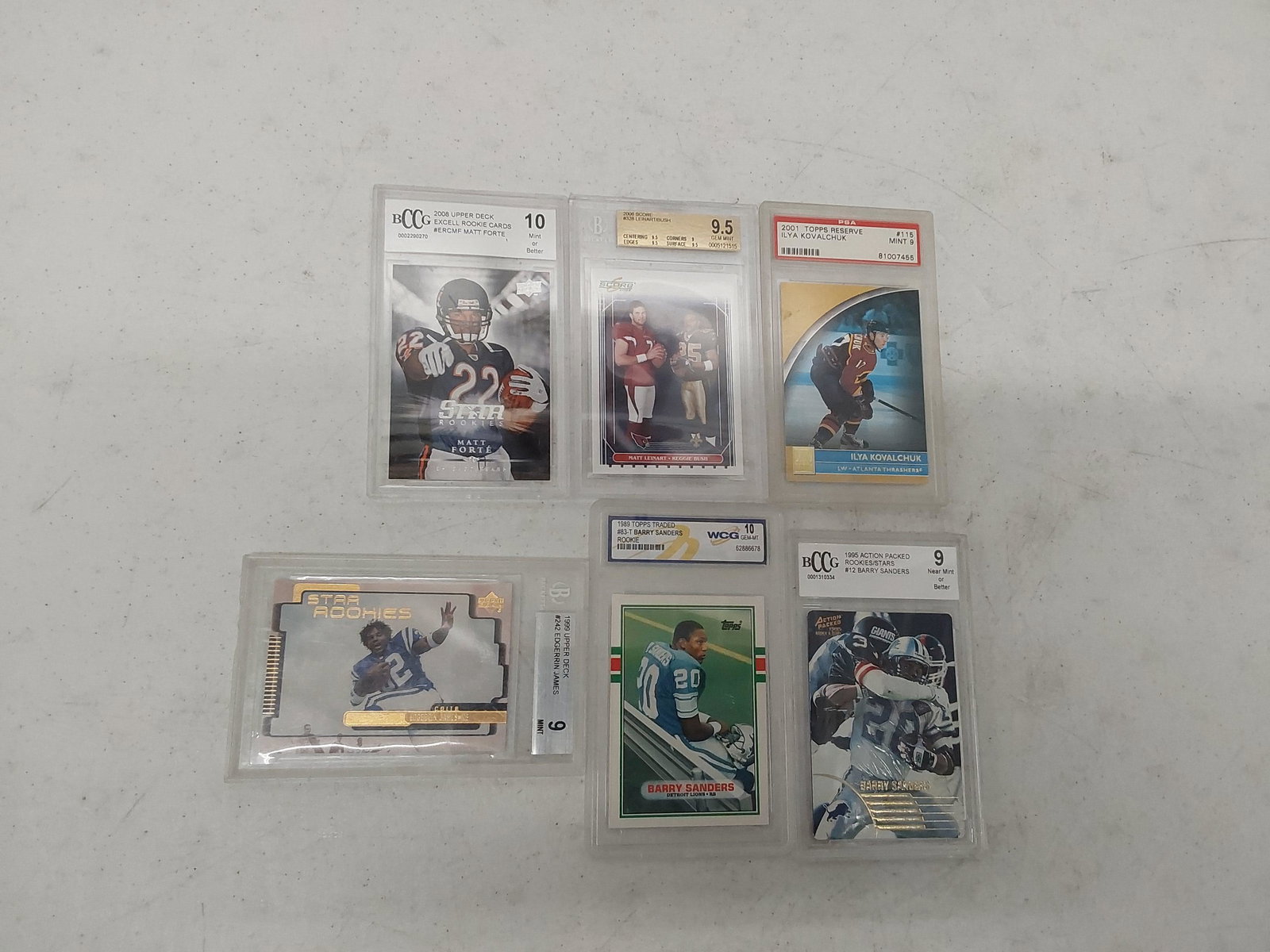 (6) graded sports cards (1 of 3)