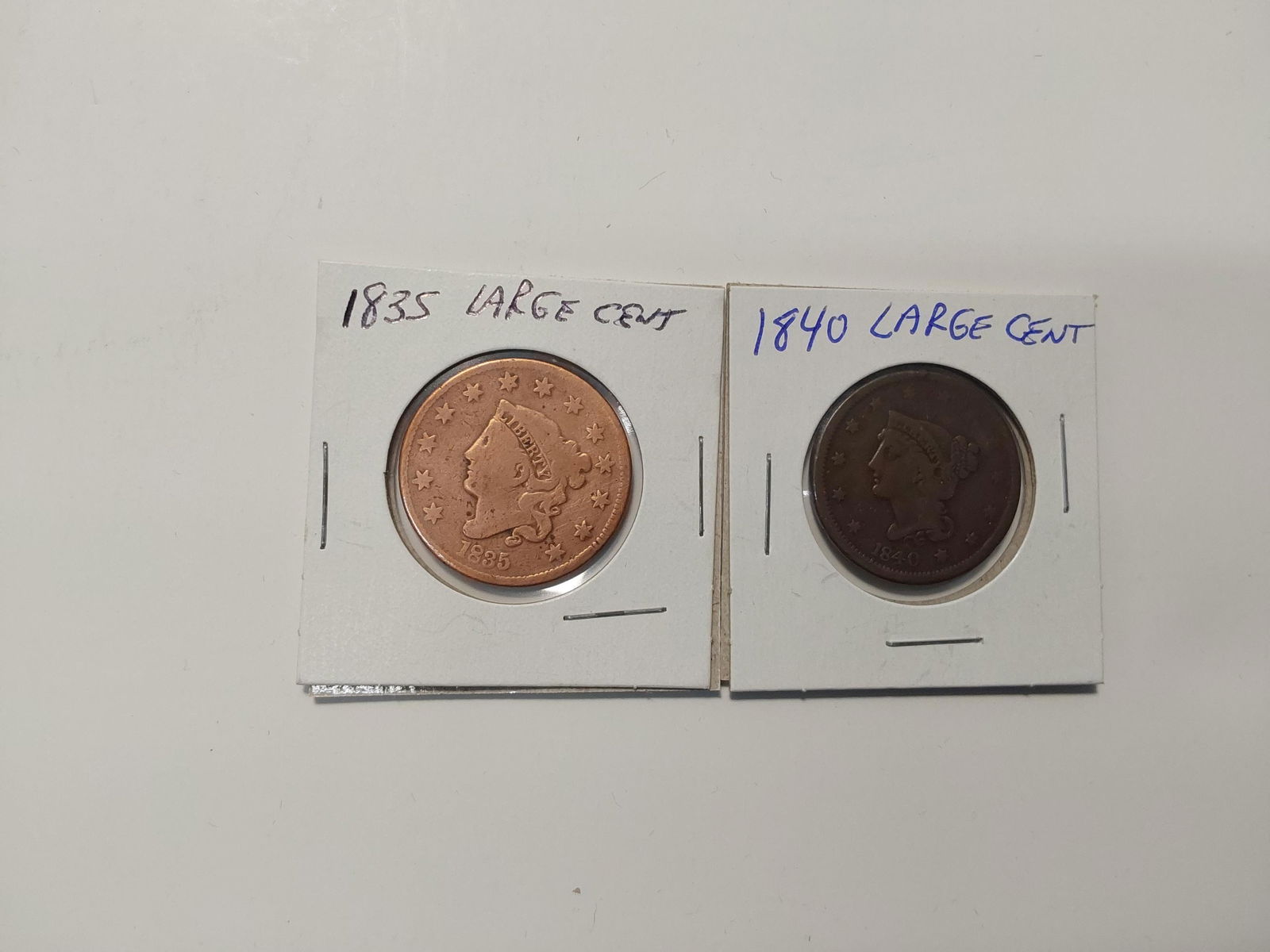 (2) Large cents (1 of 2)
