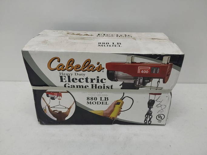 Cabela's game hoist (0014) on Aug 30, 2022 Freeman Yoder Auctions in PA