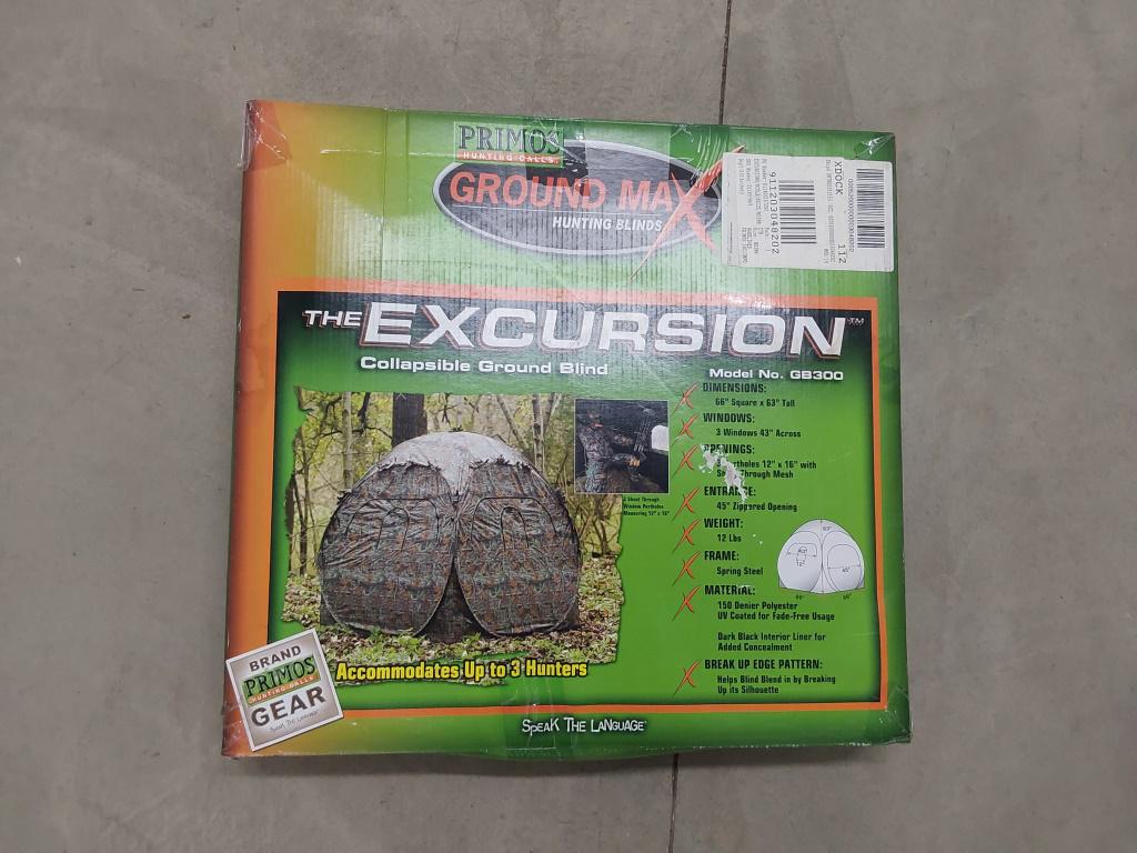 Ground Max hunting blind: The Excursion - model # GB300