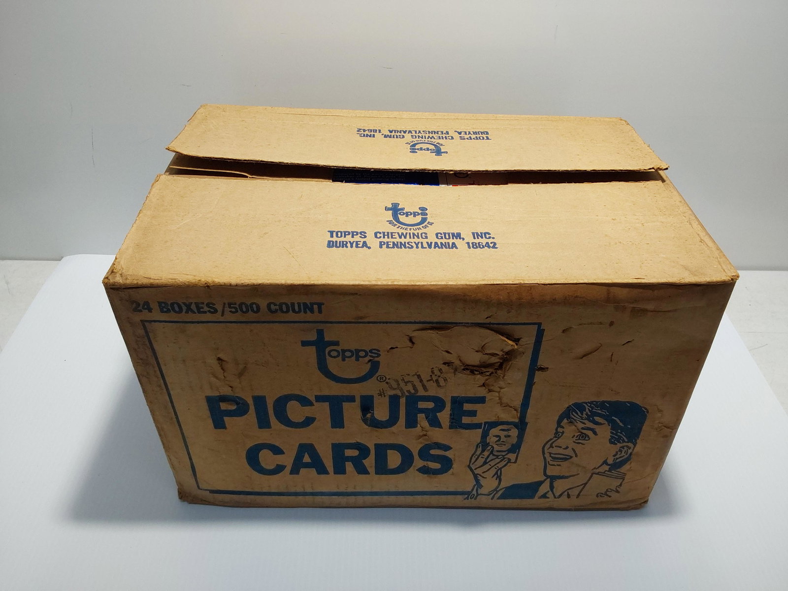 1987 case of (24) boxes of Topps baseball vending (1 of 2)