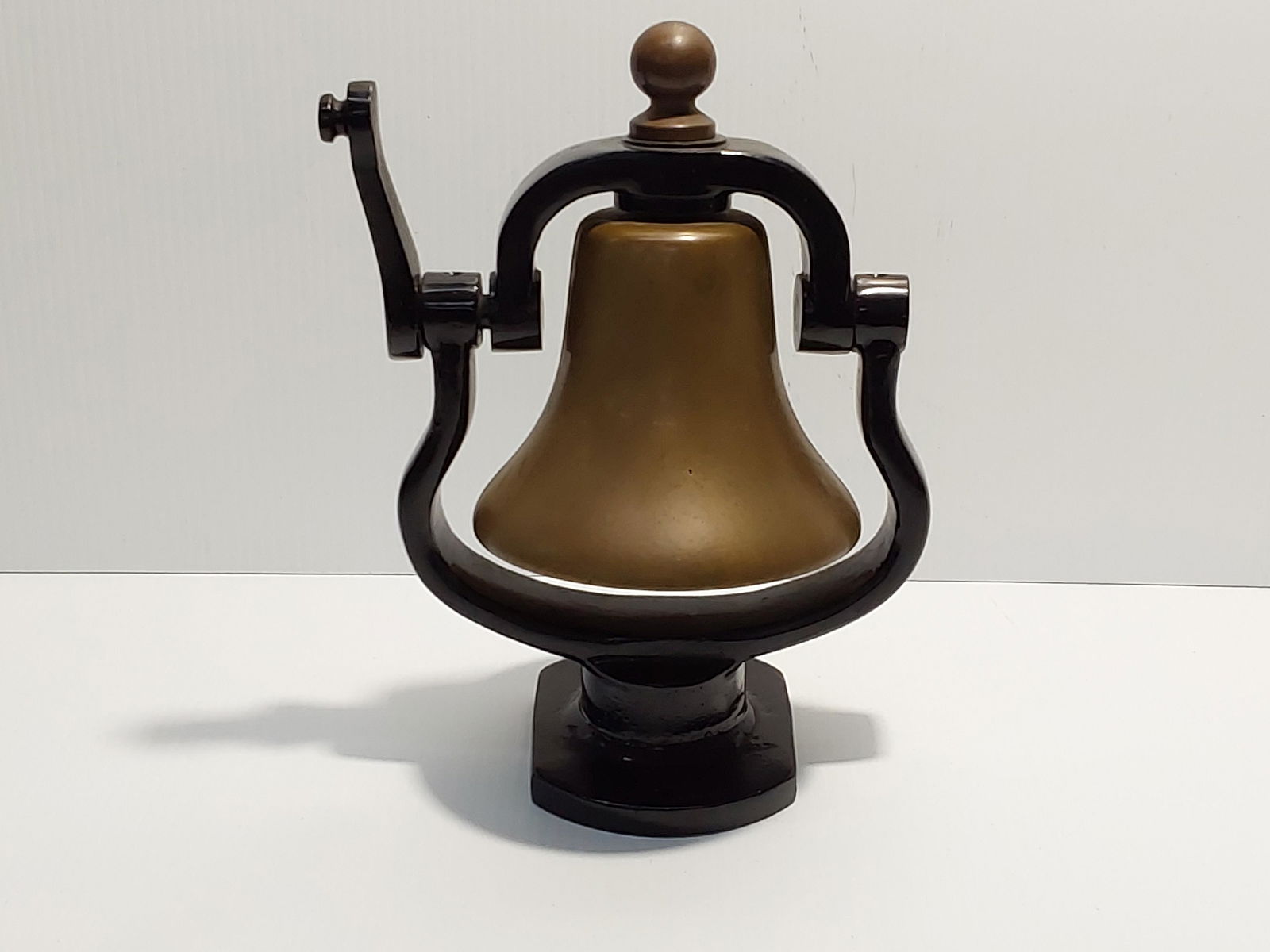 miniature brass engine bell (1 of 2)