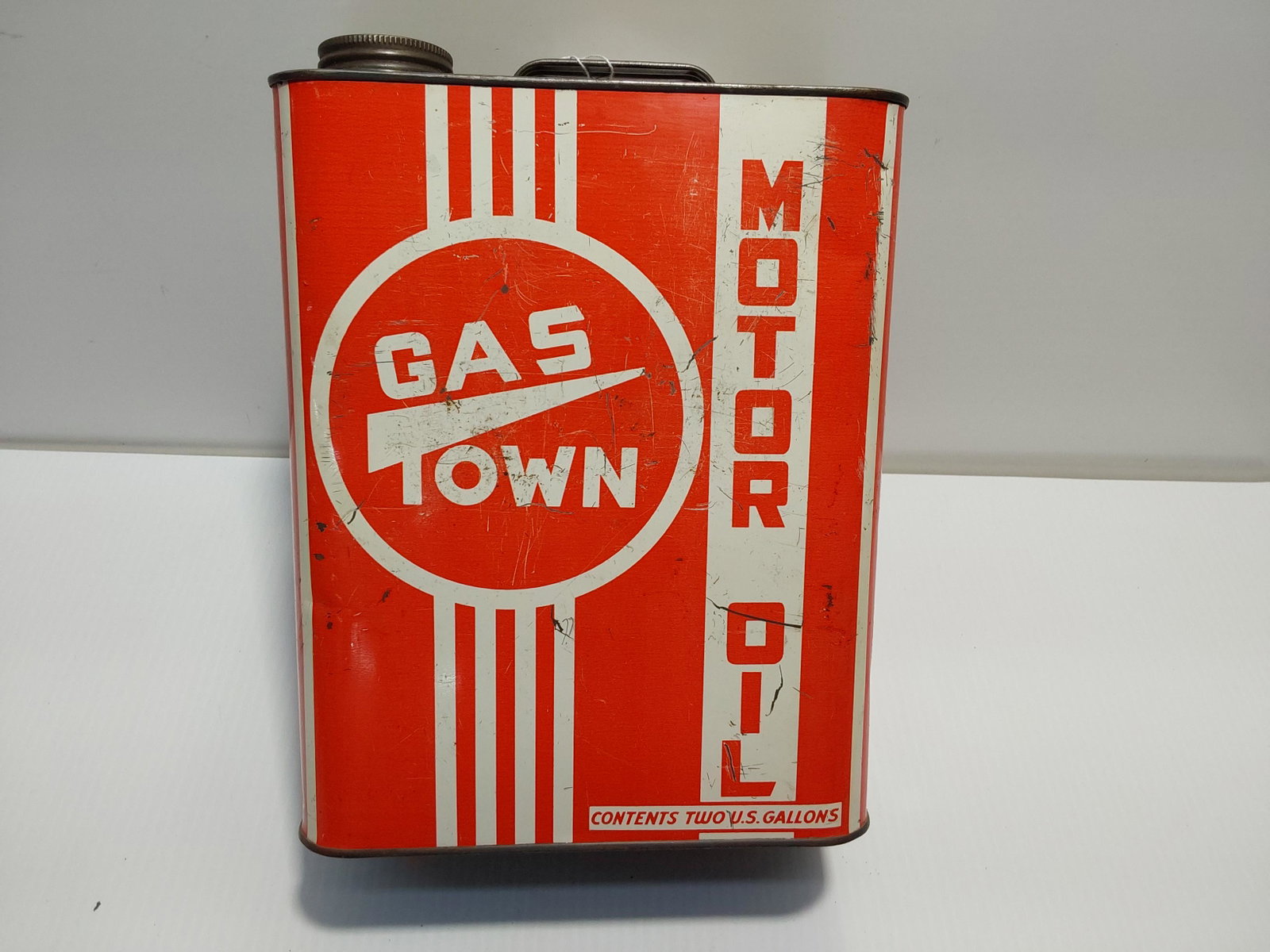 Gas Town oil can: 2 gallon can