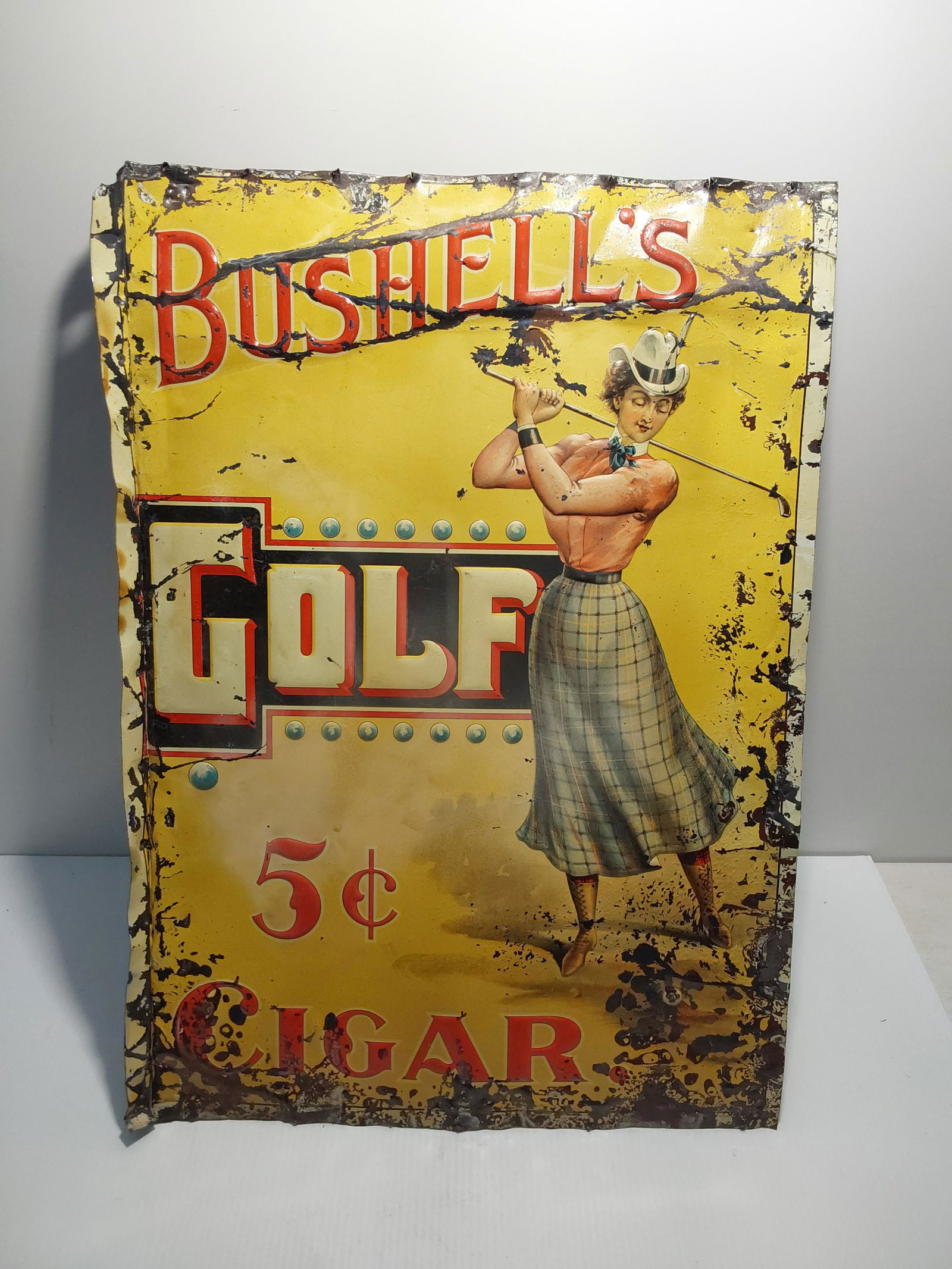 Golf 5 cent Cigar SST sign