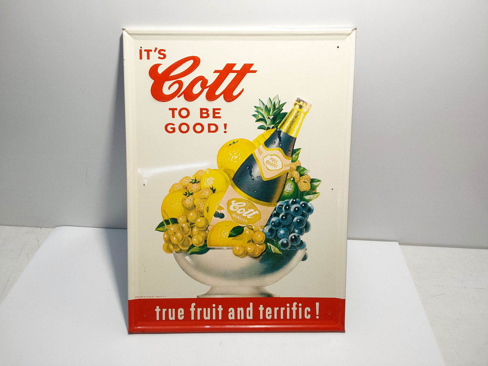 Cott True Fruit SST sign (1 of 3)