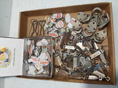 beer bottle openers and key chains: National, Genesee and more