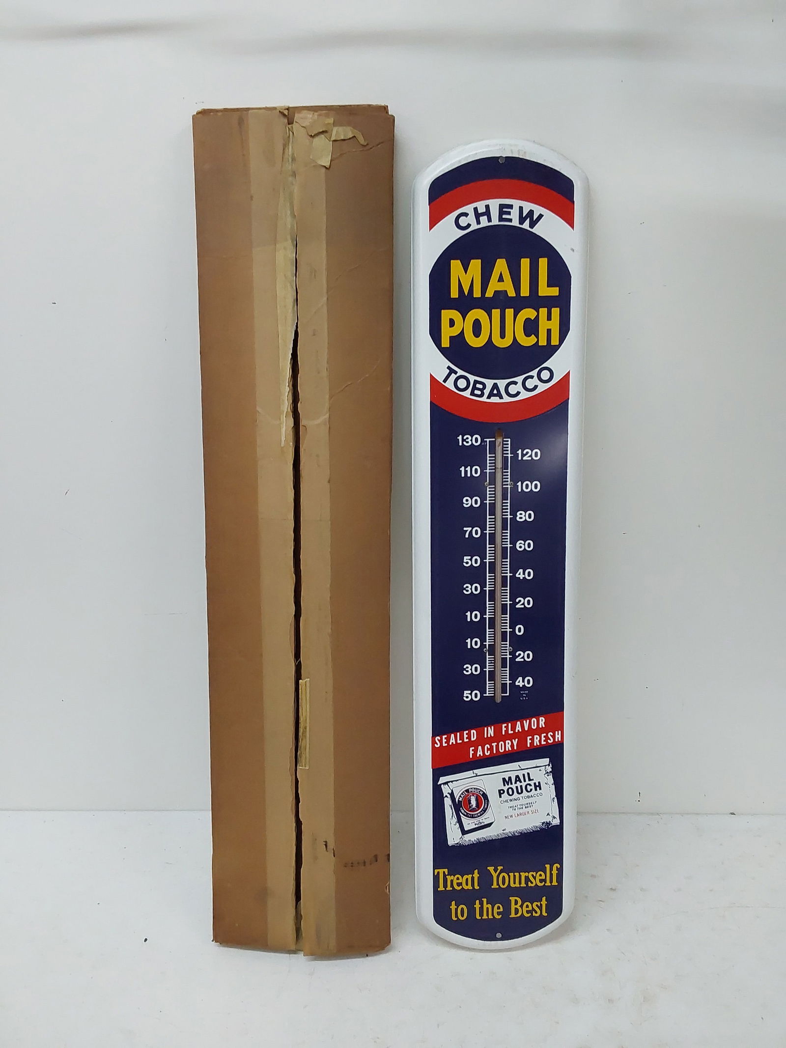 Mail Pouch thermometer with box (1 of 2)