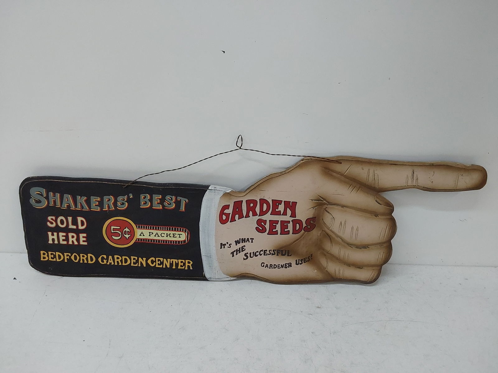 Shaker's Best Garden Seeds wood sign (1 of 2)