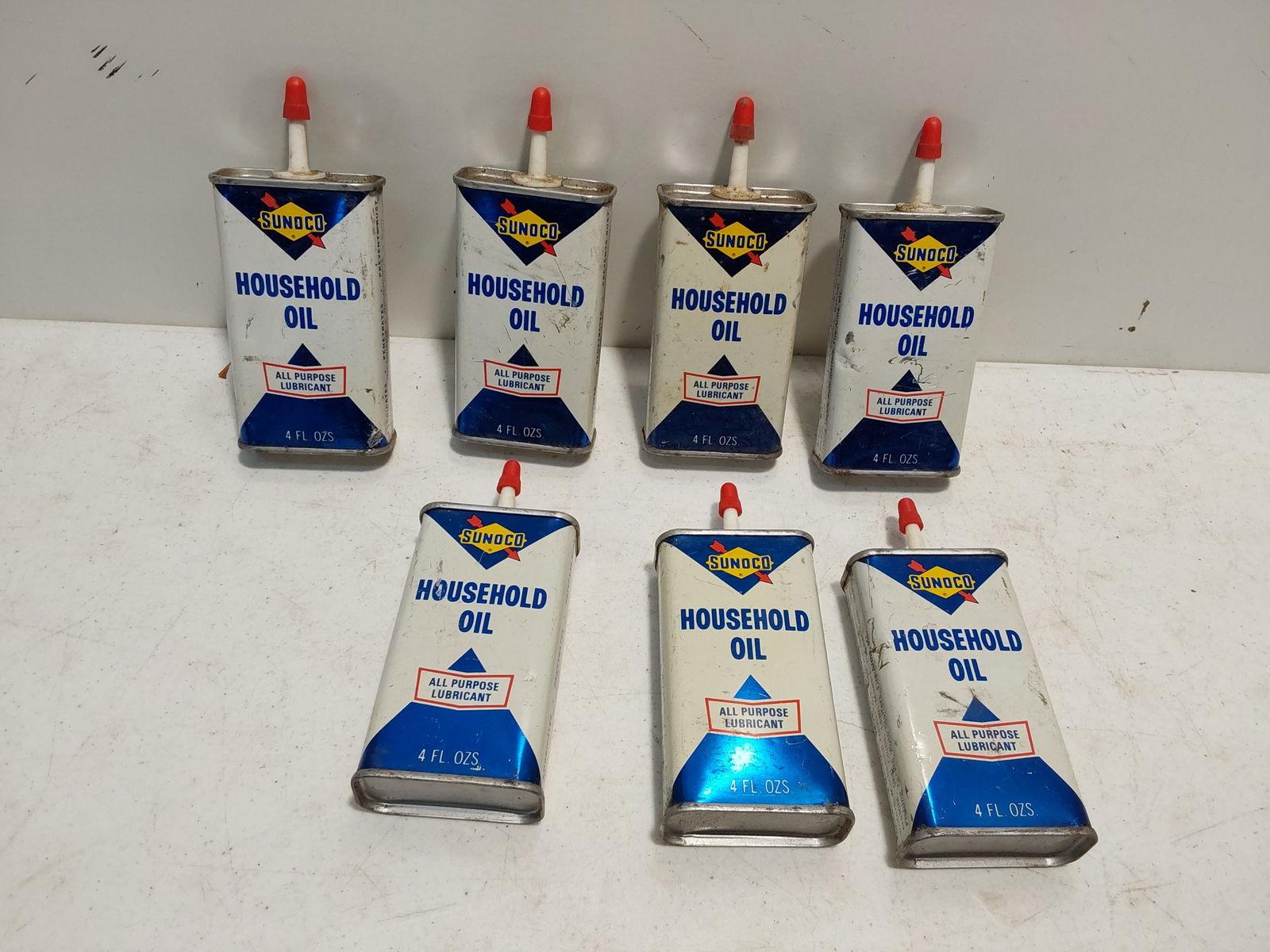 (7) Sunoco household oil cans (1 of 3)