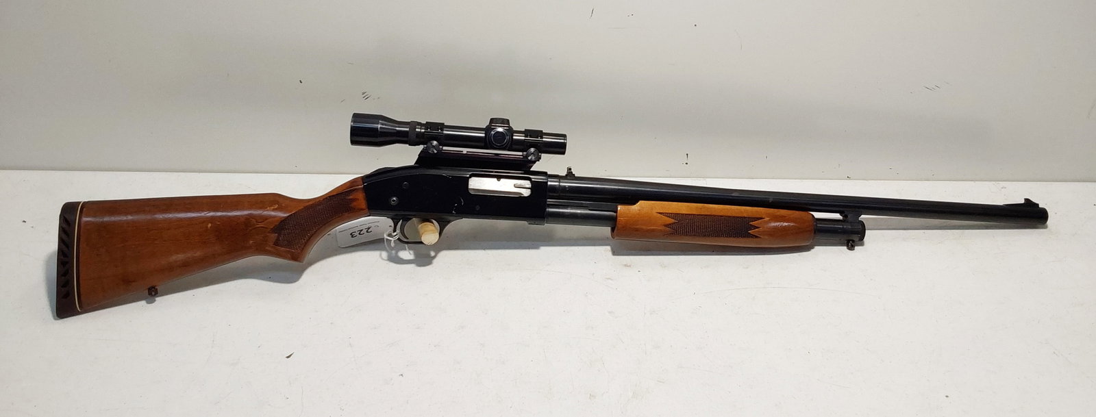 Mossberg model 500A 12ga shotgun: with side mount scope S# Will ship to valid FFL holder only.