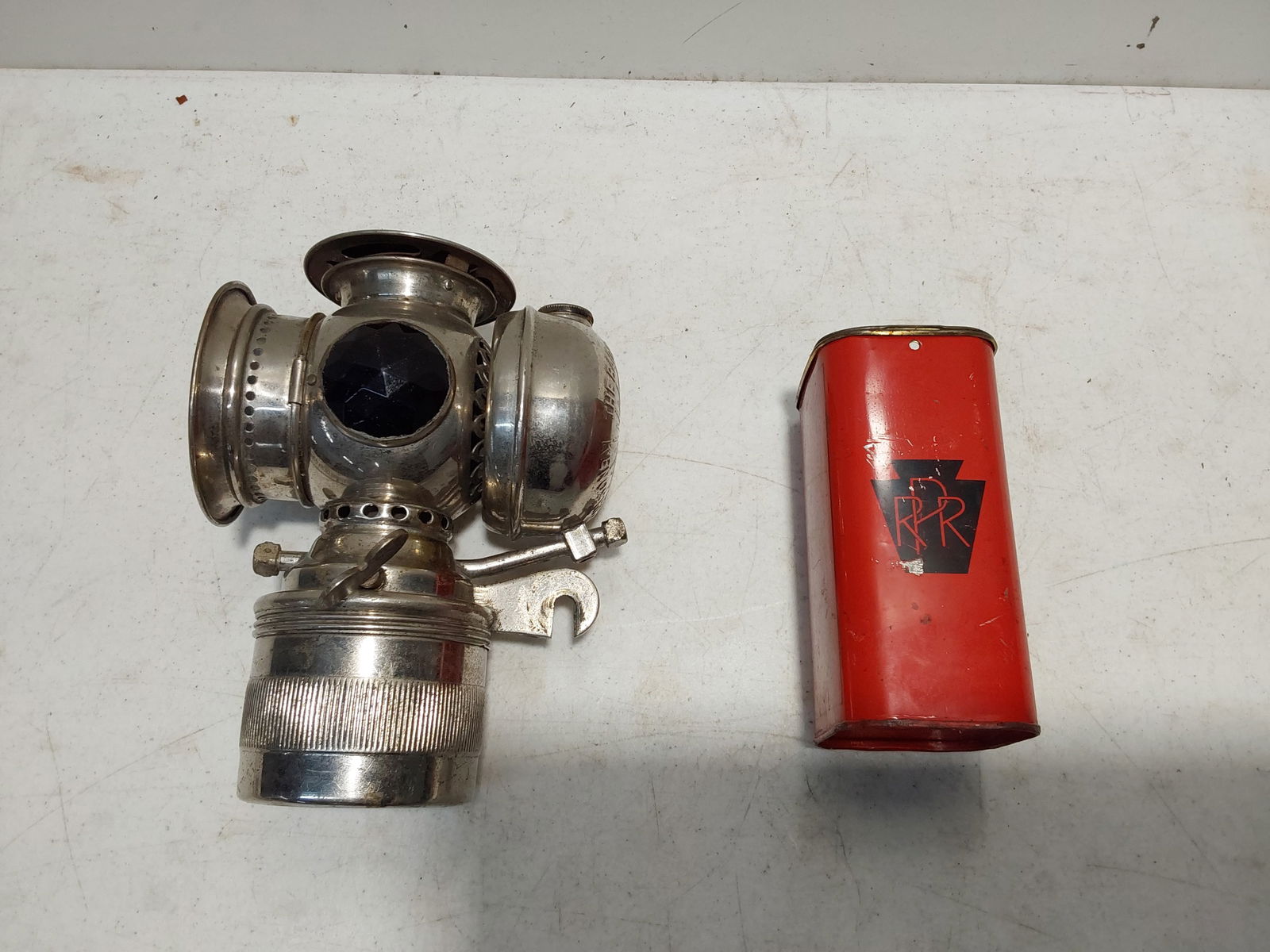 carbide bicycle light and PRR first aid kit: carbide bicycle light and PRR first aid kit