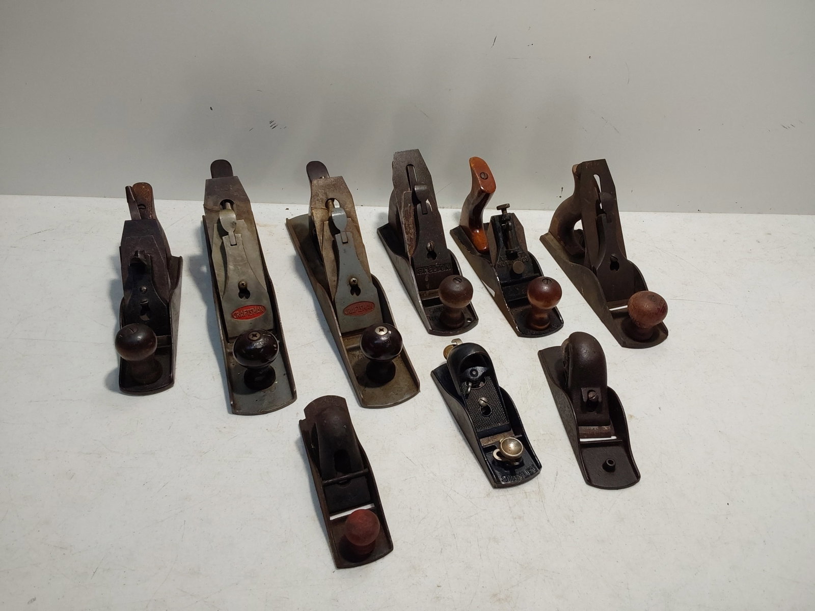 (9) hand planes: (9) hand planes