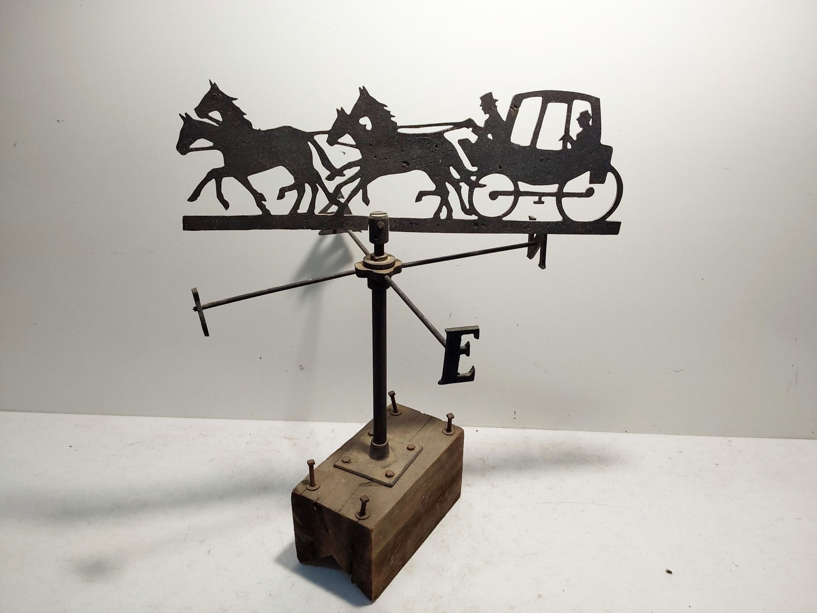 weather vane stage coach: stage coach weather vane