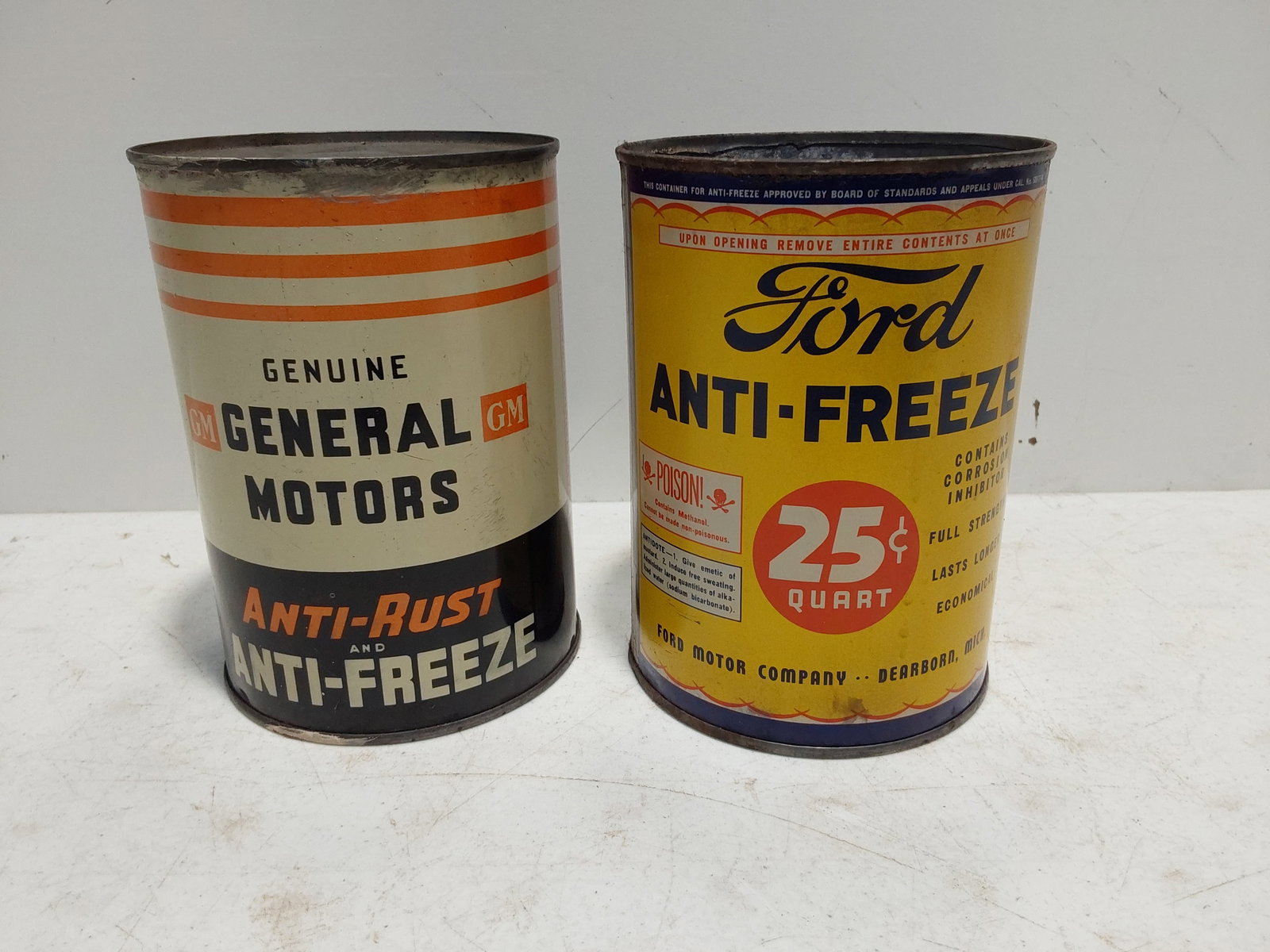 (2) Anti-freeze quart cans (1 of 3)