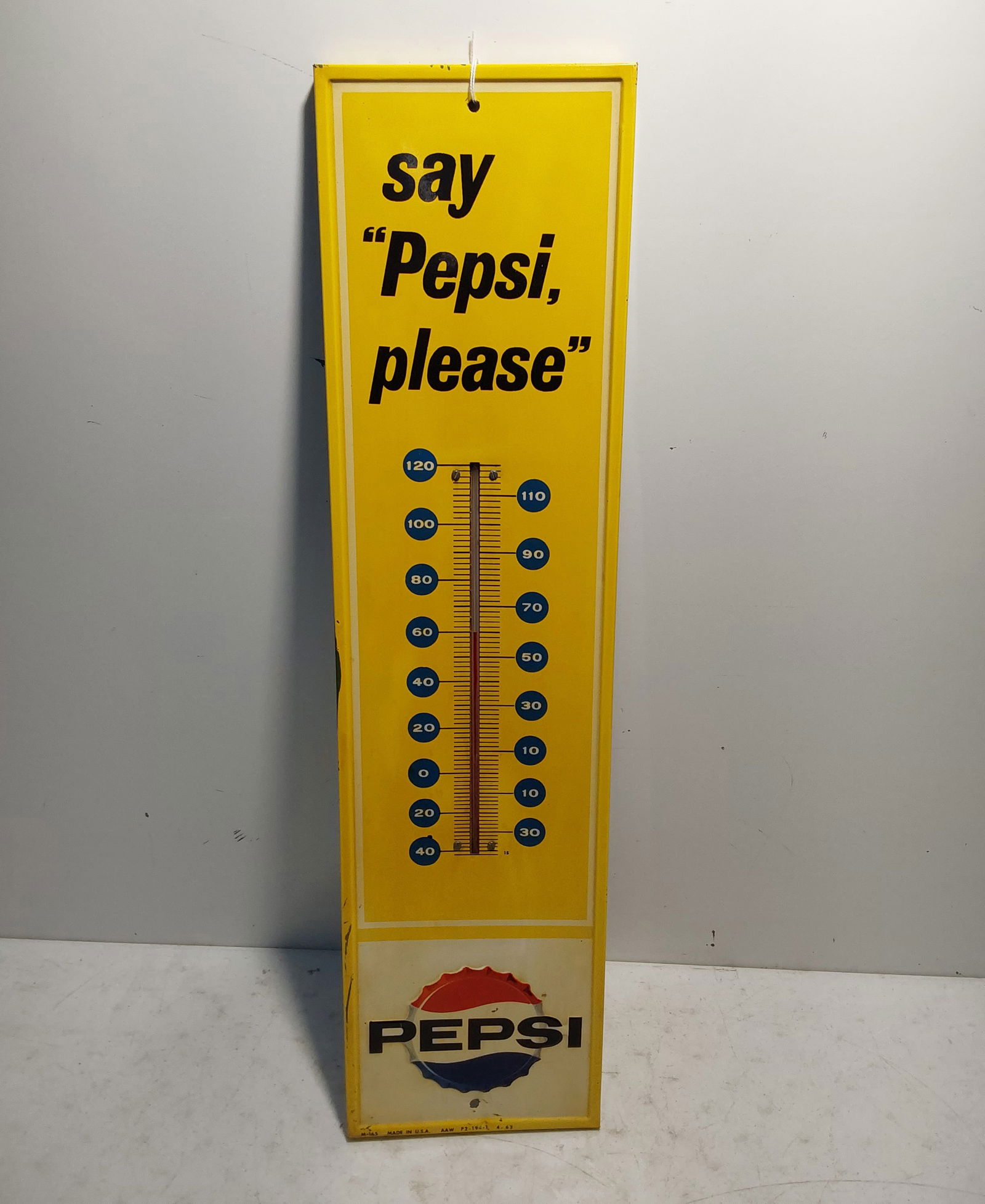 Pepsi tin thermometer (1 of 4)