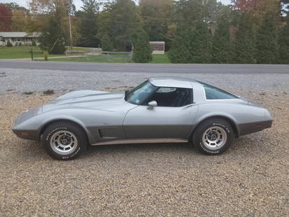 1978 Corvette Silver Anniversary Edition: 45 year old classic corvette, 32,000 original miles.Factory two-tone silver paint350 engine, automatic transmissionFully optioned car with unusual black leather interiorCar was in storage for many