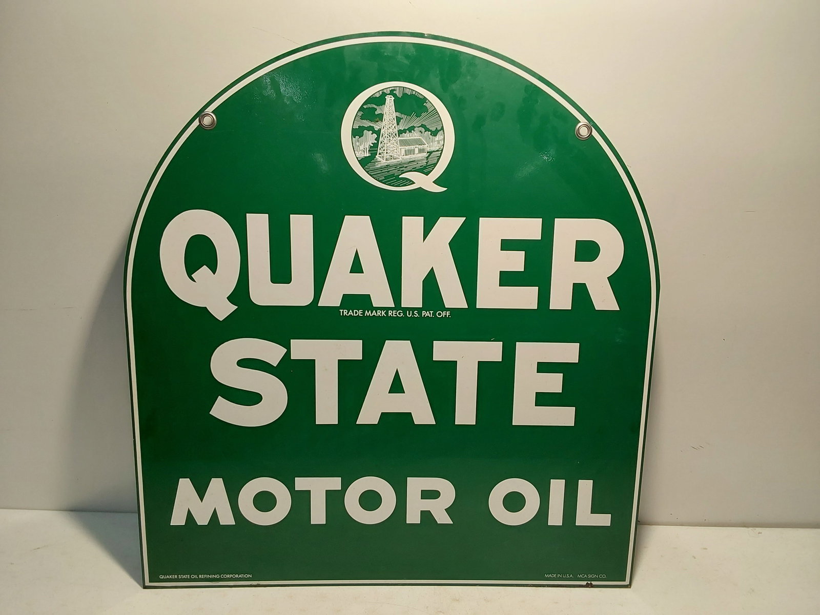 NOS Quaker State DST sign (1 of 2)