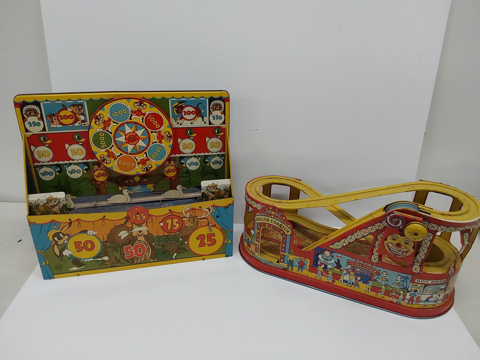 windup roller coaster and Marx shooting gallery (1 of 4)