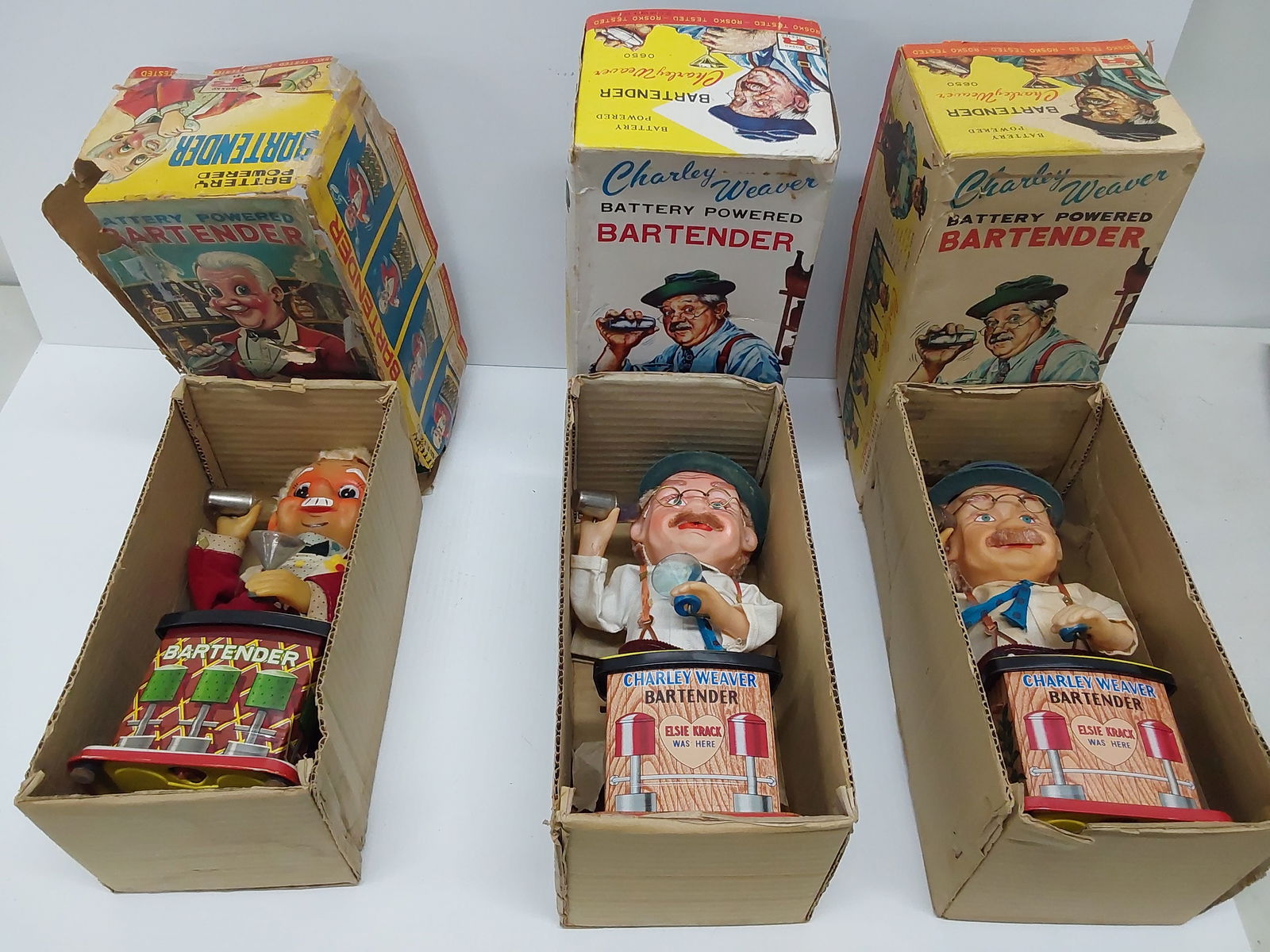 (3) battery operated bartenders (1 of 3)