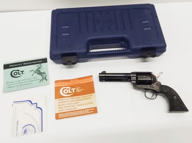 Colt SAA .45 with case