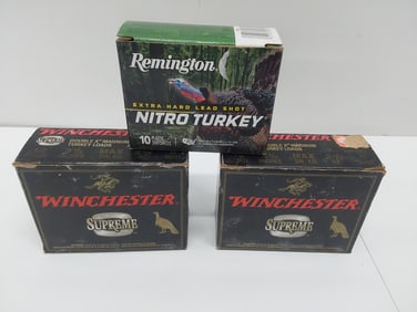 (3) boxes of turkey loads