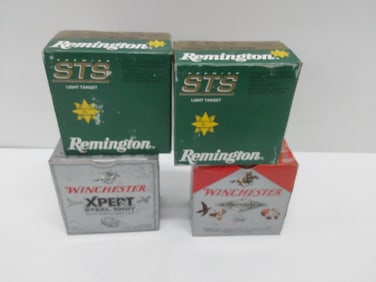 (4) boxes of 12ga shells
