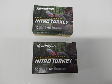 (2) boxes of 12ga turkey loads