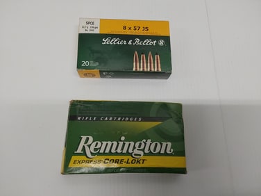 flat of miscellaneous ammunition