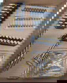 flat of miscellaneous brass