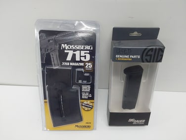 flat with clip and magazine