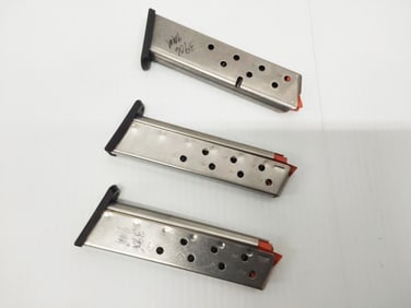 (3) S&W model 3906 magazines
